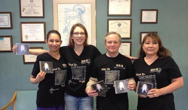 My Chiropractor & Clinic Loved The T Shirts! T-Shirt Photo